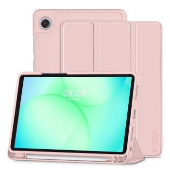 Samsung Galaxy Tab A9+ Plus / A11+ Plus Trifold Tech-Protect SmartCase Protective Cover Case, Pink