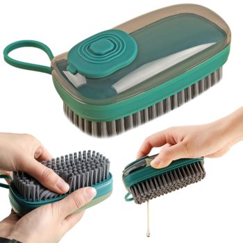 Cleaning Brush With Fluid Dispenser, Different colour