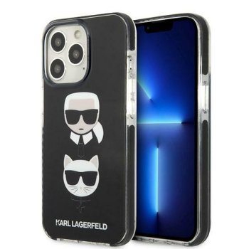Apple iPhone 13 Pro 6.1" Karl Lagerfeld Karl&Choupette Head Case Cover (KLHCP13LTPE2TK), Black