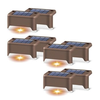 Corner Solar Deck Lights for Stairs and Fences, 8 Pack