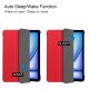 Apple iPad Air 13\'\' (2024) (A2903 A2898) PU Leather Protective Tri-fold Book Case Cover, Red