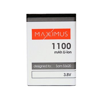 Maxximus Battery for Samsung S5620 L700 S3650 B3410 S7070 S5610 1100mAh