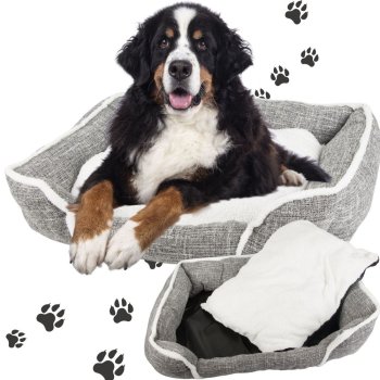 Soft and comfortable dog bed with pillow, XL size