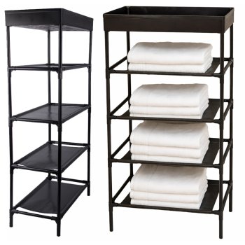 5-Tier Shoe Rack Organizer, Freestanding Storage Shelf for Entryway and Closet, Black