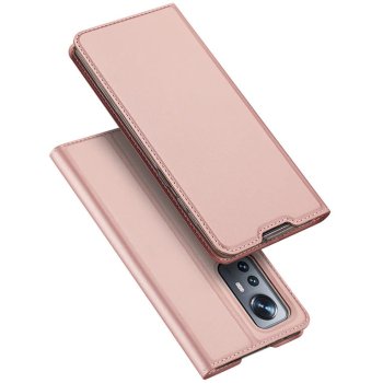 Xiaomi Redmi 12 / Poco M6 Pro 5G DUX DUCIS Magnetic Book Case Cover, Pink