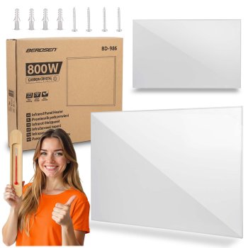 Infrared Heater 800W Wall Mounted Electric Panel Berdsen BD-986