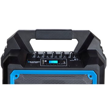 Blaupunkt MB10 Portable Bluetooth Party Speaker with Karaoke & FM Radio, Black