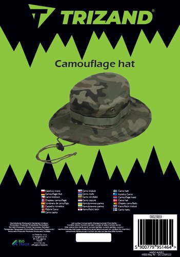 Trizand Camo Boonie Hat for Men 23833, Adjustable, 60 cm (0)