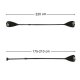 SUP 2in1 Folding Aluminum Kayak and SUP Board Paddle Adjustable 175-220 cm
