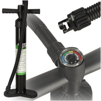 Single Action High-Pressure SUP Pump with Pressure Gauge