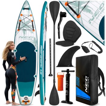 Inflatable SUP Paddle Board, Neo-Sport Reefbreak 170305, 350x81x15 cm