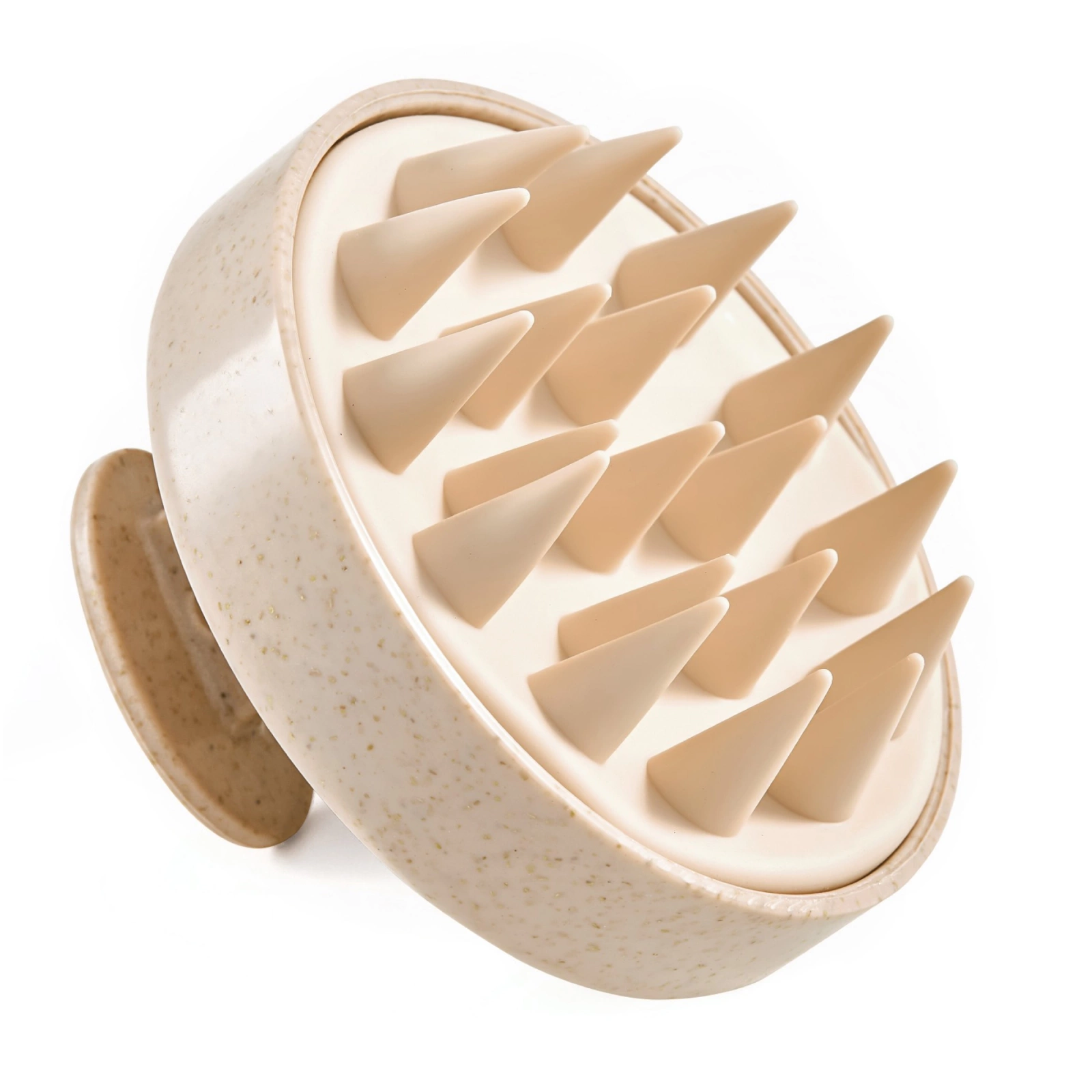 Scalp Massager Shampoo Brush 4FIZJO, beige