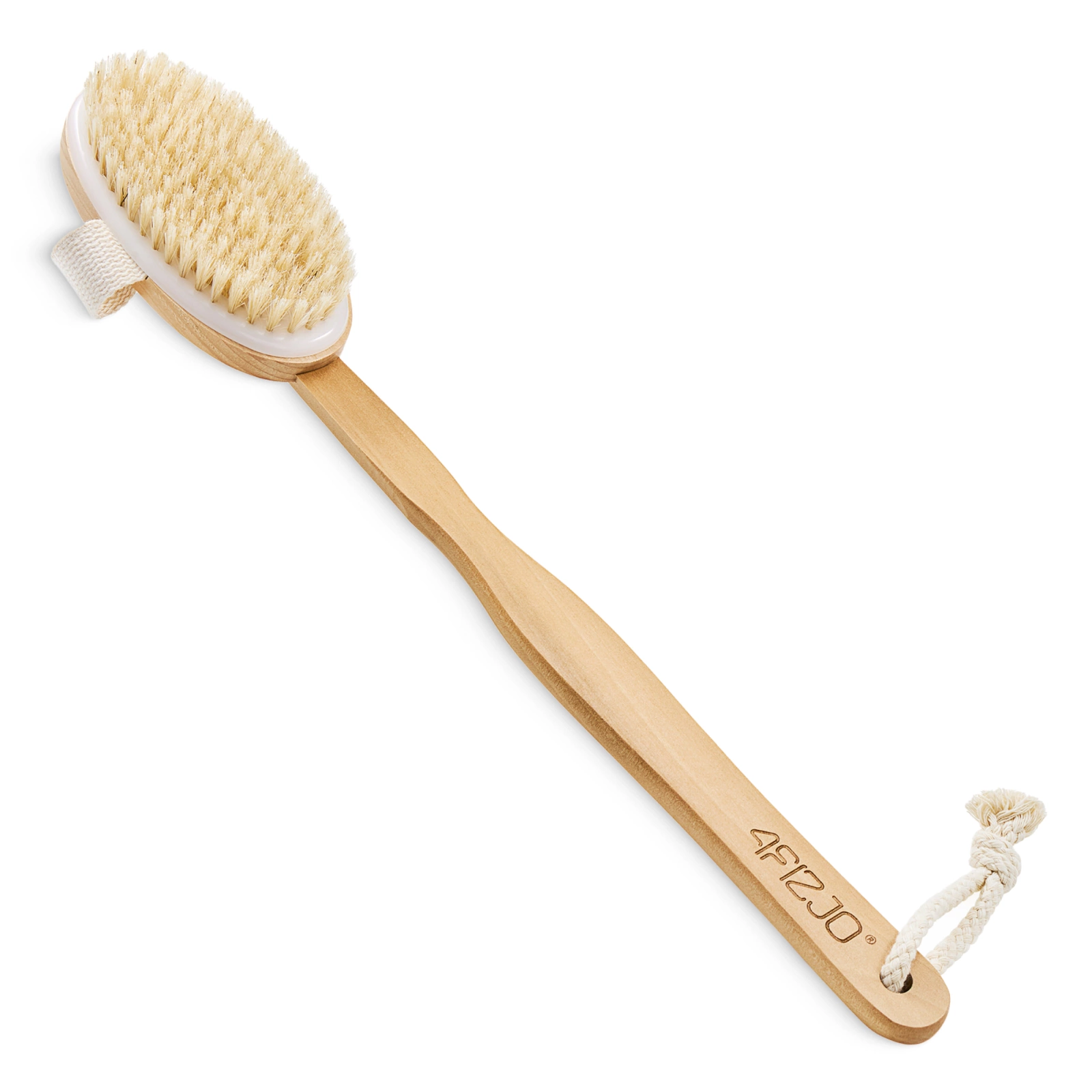 2-in-1 Dry Body Brush with Long Detachable Handle for Bath and Shower