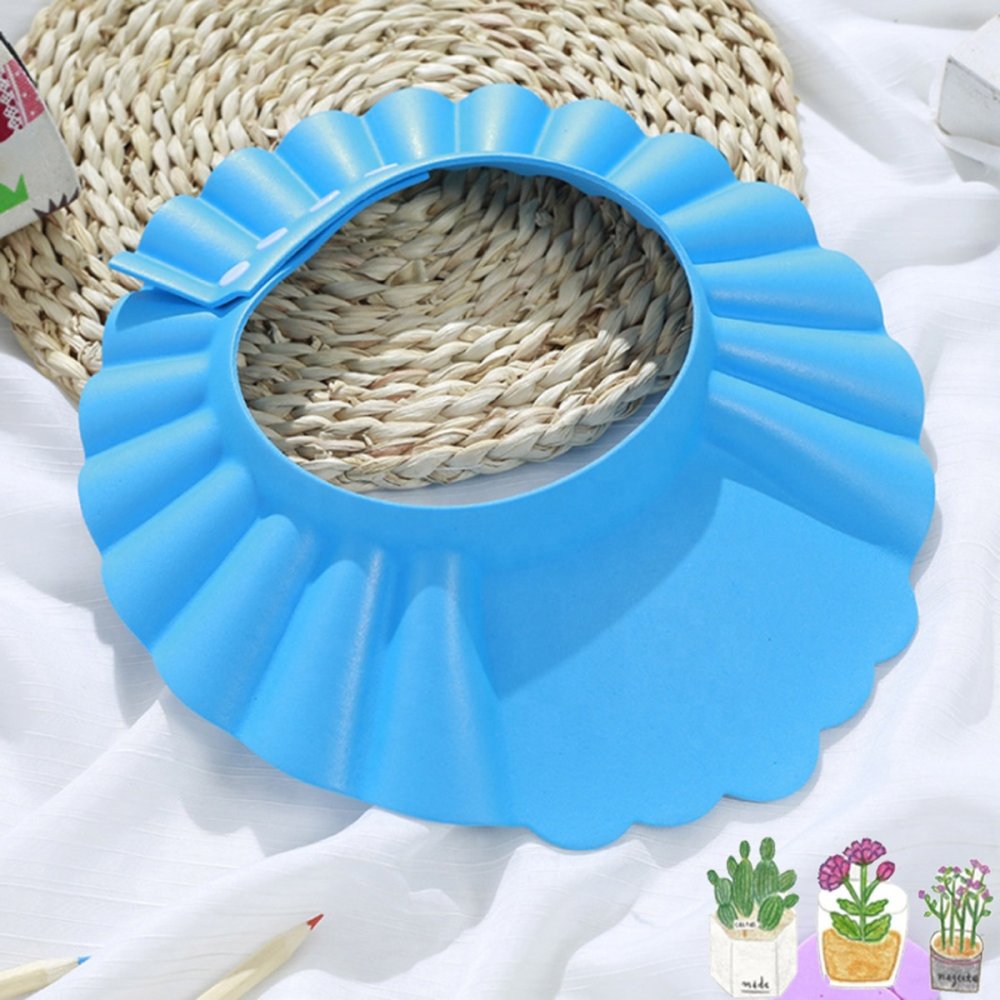 Adjustable Baby Bath Visor for Toddlers, Blue (0)