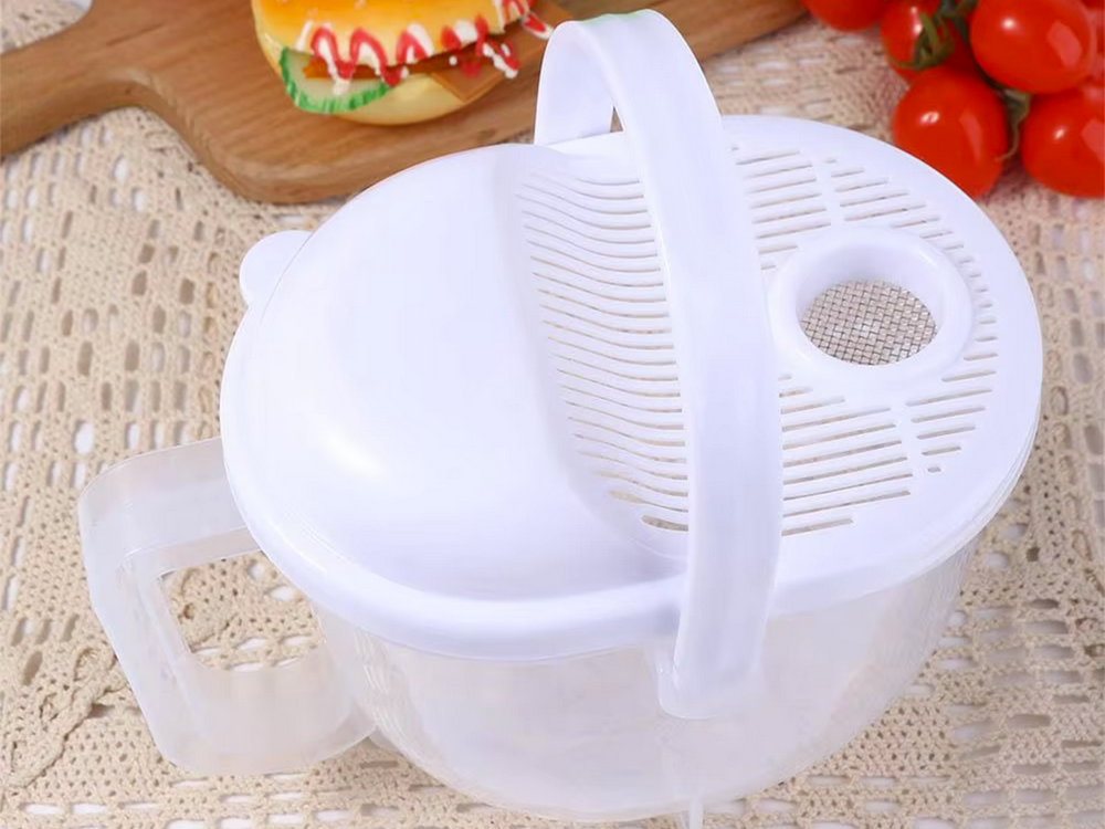 Rice and Fruit Washing Bowl with Strainer, 1 L (0)