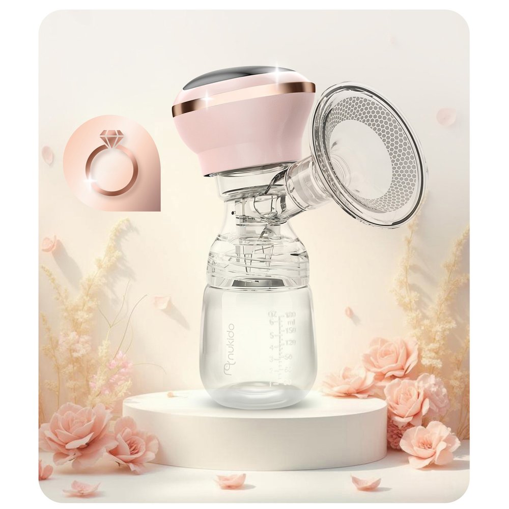 Electric Breast Pump, Lactator, Pink (Nukido NK-960) (3)
