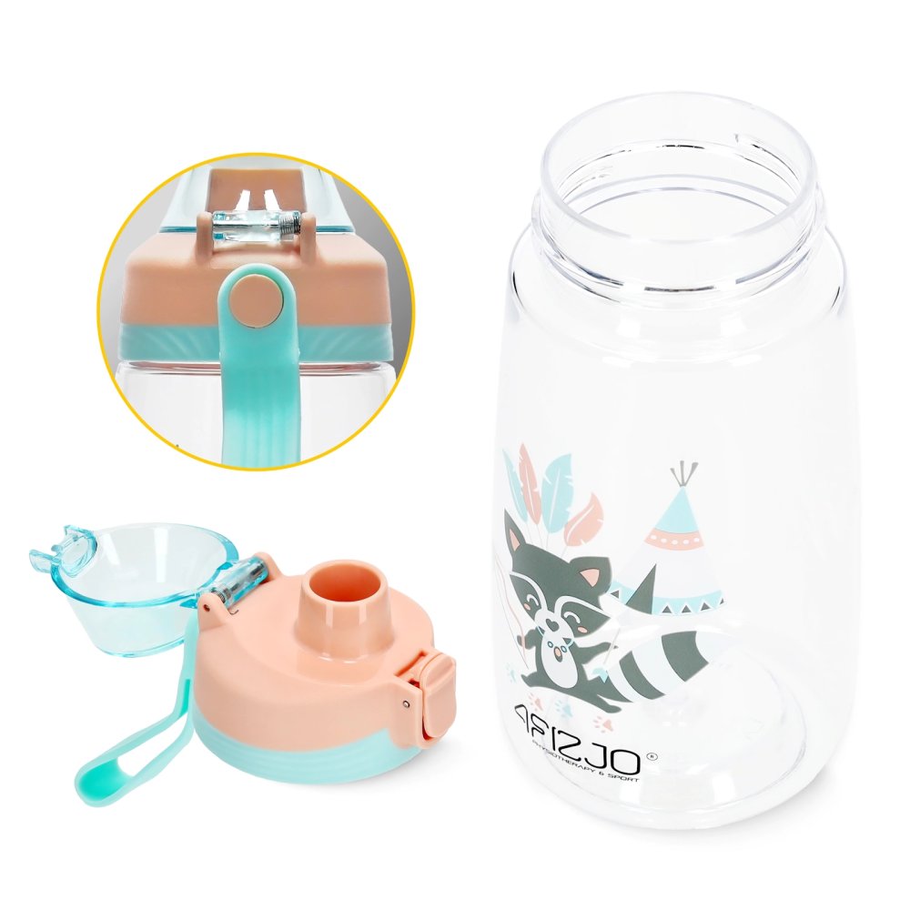 4FIZJO Kids Tritan Water Bottle SZOP 500 ml, multicolour (2)