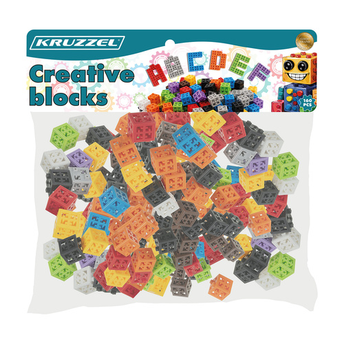 Kruzzel Creative Building Blocks Construction Toy 26377, 160 Pieces (1)