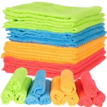 Set of Napkins Microfiber Cloths for Cleaning Surfaces, 12 pcs.