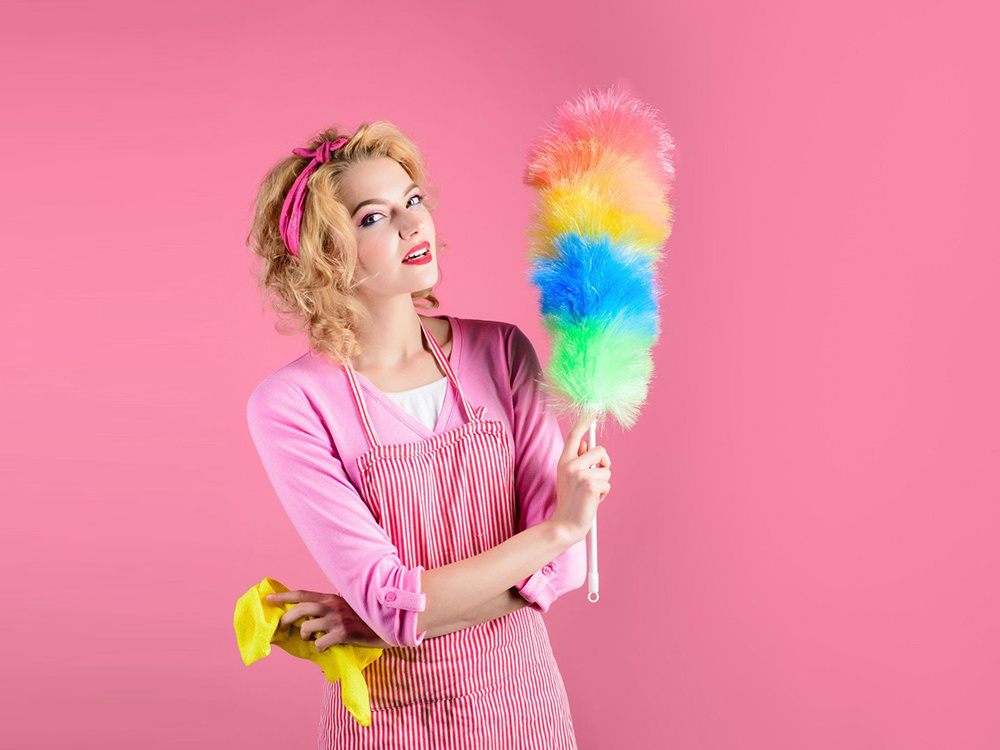 Telescopic Dust Brush with Flexible Handle, 80–106 cm (1)