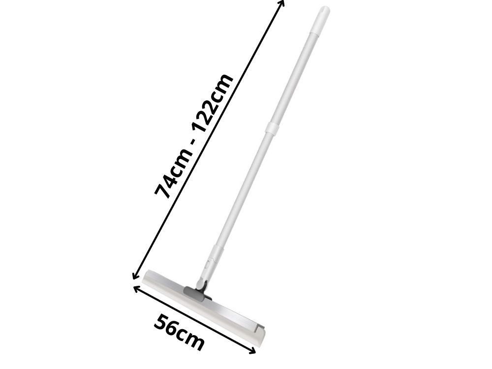 Floor Squeegee with Long Telescopic Handle for Windows & Showers (3)