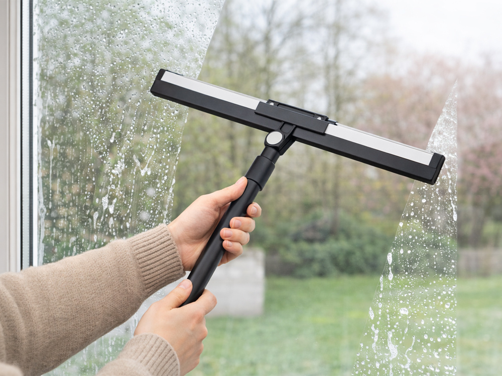 2-in-1 Floor and Window Squeegee Water Sweeper 131x51cm, black (3)