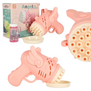 Soap Bubble Gun with Wings, Pink