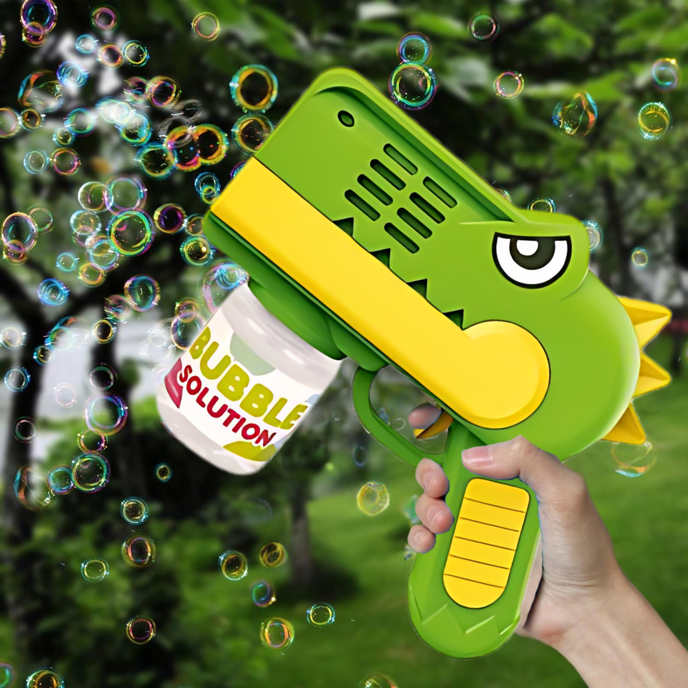 Soap Bubble Gun Apparatus "Dinosaur" + Liquid (0)