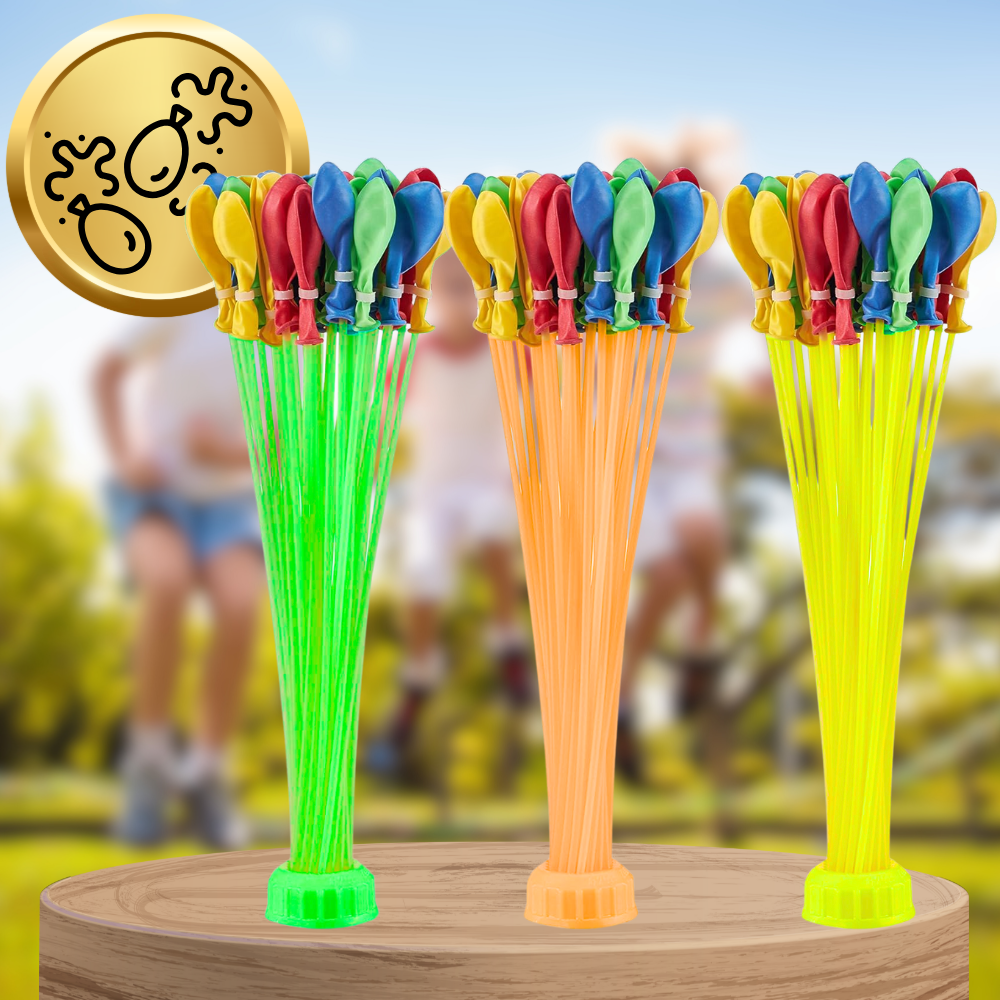 Quick Fill Water Balloons for Kids 111 Pack Summer Outdoor Fun (0)
