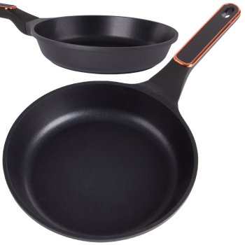Frying Pan with Non-Stick Coating, 24 cm, for Induction and Gas, Cast Aluminium