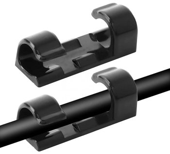 Cable organizer clip 20pcs bl