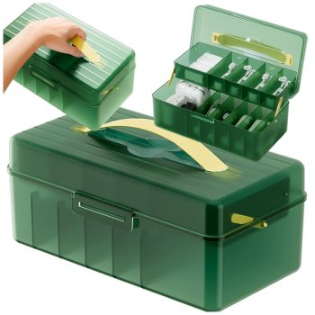 Multipurpose Organizer Box for Cables, Electronics, and Fishing Tackle