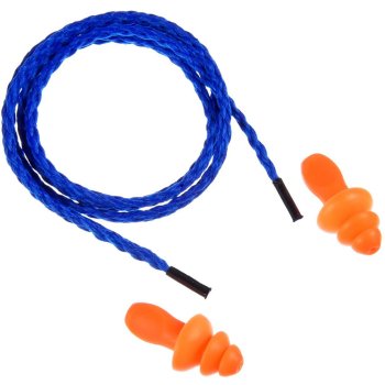 Reusable earplugs stoppers + cord