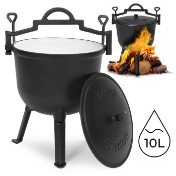 Enameled Cast Iron Campfire Pot 10L MultiGarden