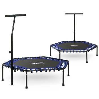 Neo-Sport Fitness Trampoline, 127 cm, Blue