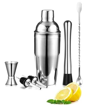 A Bartender Set with 6 Elements for Home Bar