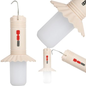 Rechargeable LED Camping Lantern with Power Bank, Multifunctional Flashlight