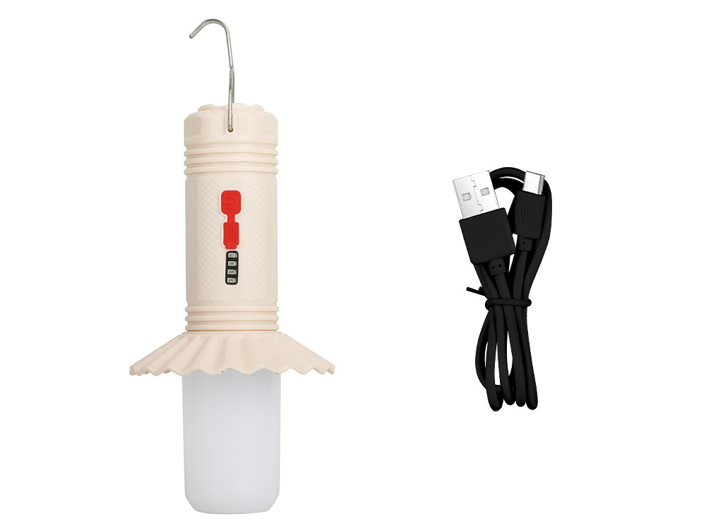 Rechargeable LED Camping Lantern with Power Bank, Multifunctional Flashlight (3)