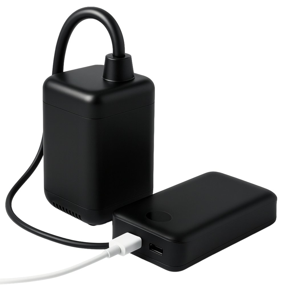 Portable Camping Shower Carruzzo Rechargeable Battery Pump for Outdoor Hiking Travel (1)