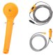 Portable camping shower with 12V pump, for outdoor use