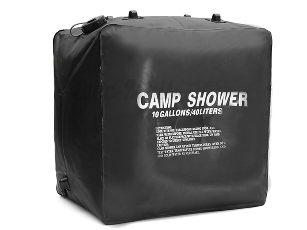 Portable Solar Camping Shower Bag 40L, Black (0)