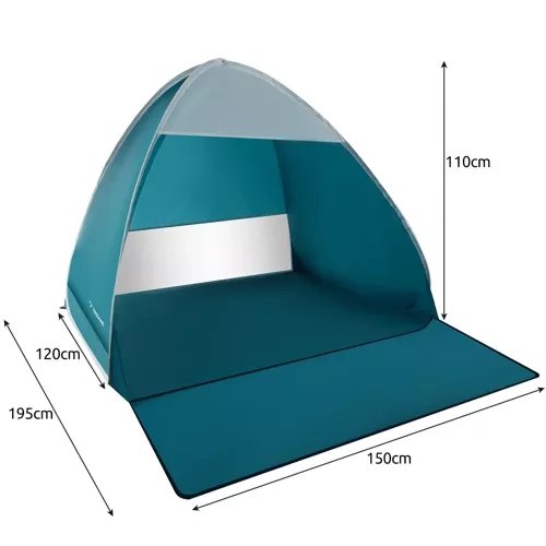 Pop Up Beach Tent Sun Shelter 150x120x110cm with UV Protection (1)