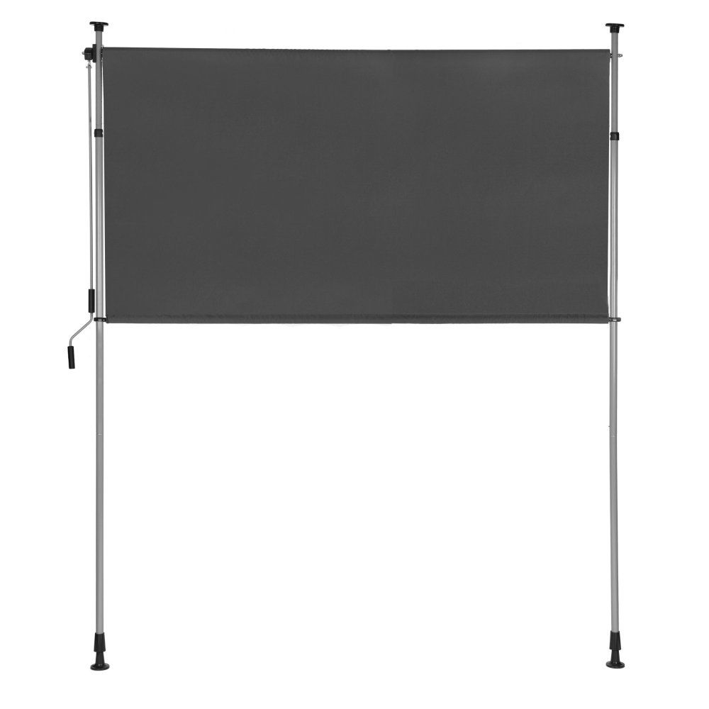 Clamp-On Retractable Balcony Awning MultiGarden, Anthracite (1)