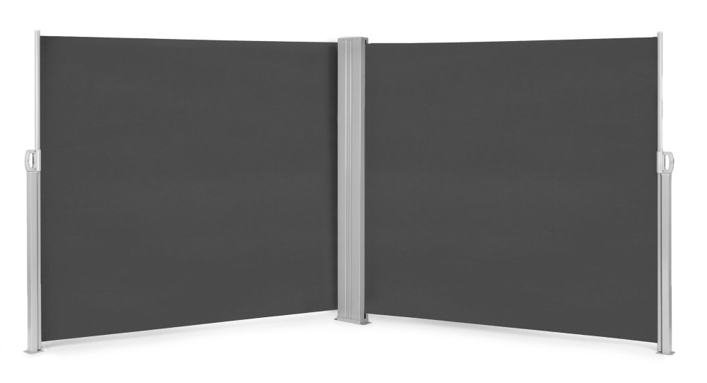 Double Retractable Side Awning 300x300x180 cm MultiGarden, Anthracite (1)