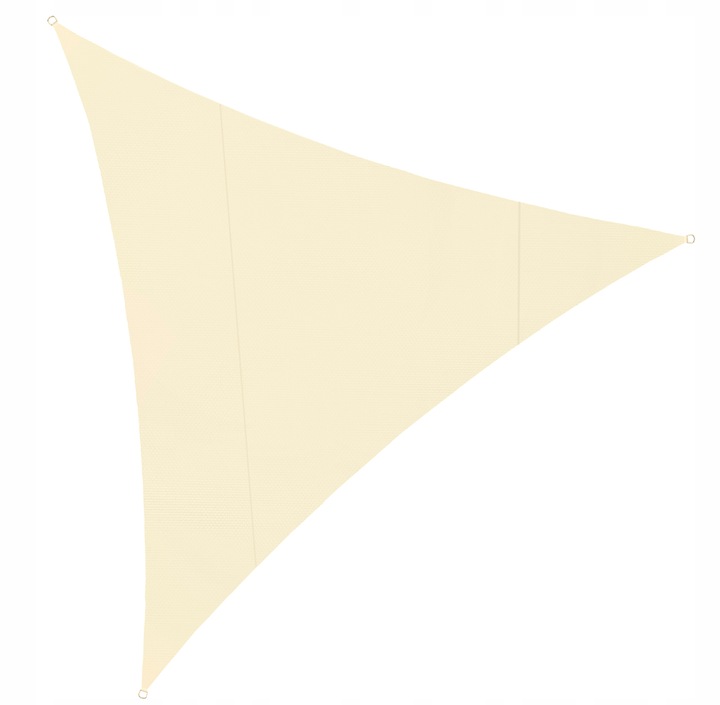 Gardlov 23142 Garden Patio Waterproof Sun Shade Sail Awning Canopy 4x4x4m, Beige (5)