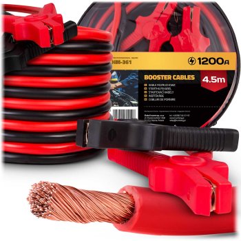 Heavy Duty Jumper Cables 1200A 4.5m Humberg HM-361