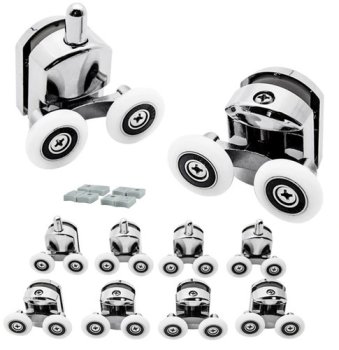 Shower Door Roller Wheels Set, 8 pcs, Ruhhy 22900