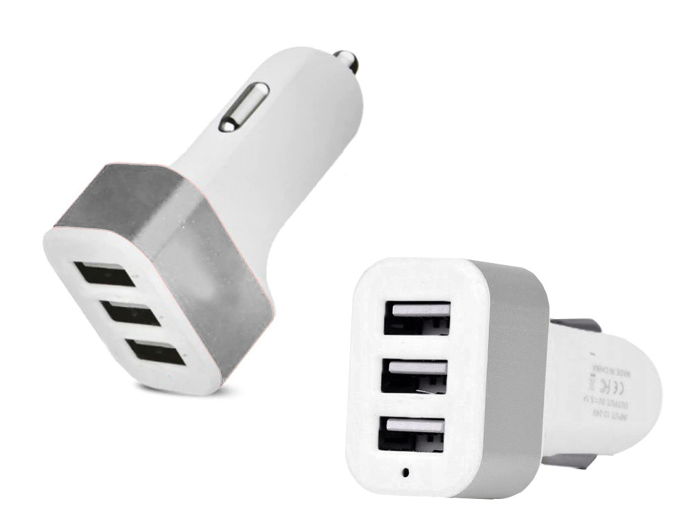 Car Car Charger For Cigarette Lighter Sockets 3Xusb (0)