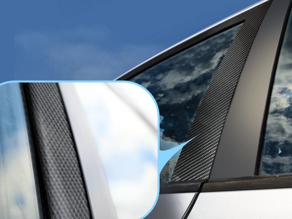 5D Carbon Fiber Vinyl Wrap Roll 1.52x18m, Black (2)