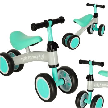TRIKE FIX TINY Four-wheel Balance Running Bike for Kids, Mint